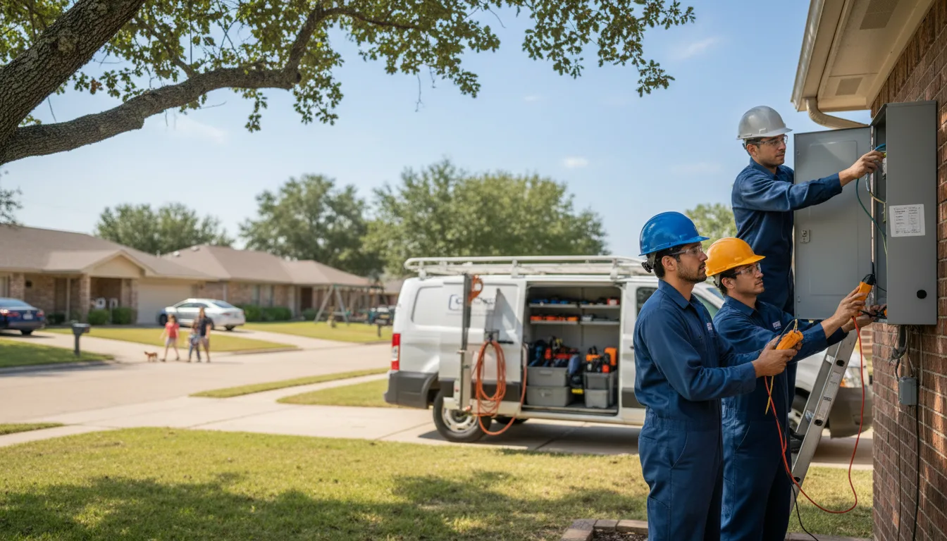 Certified electrician providing emergency electrical services in Webster, KY